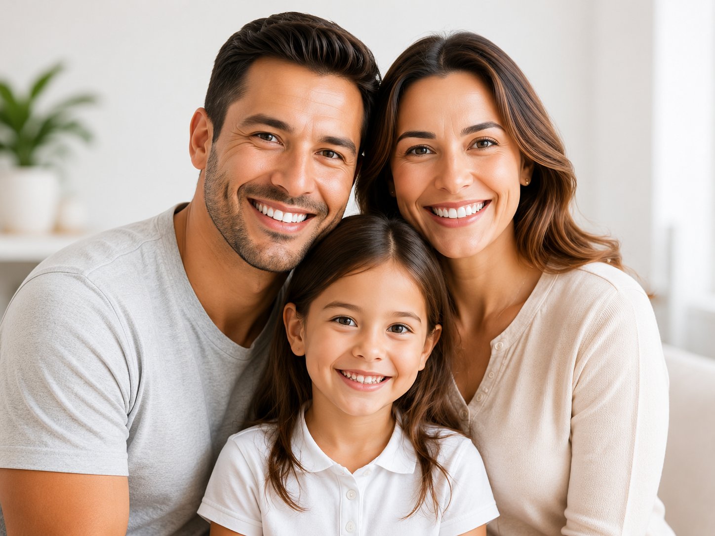 Happy family at Hialeah Dental Studio