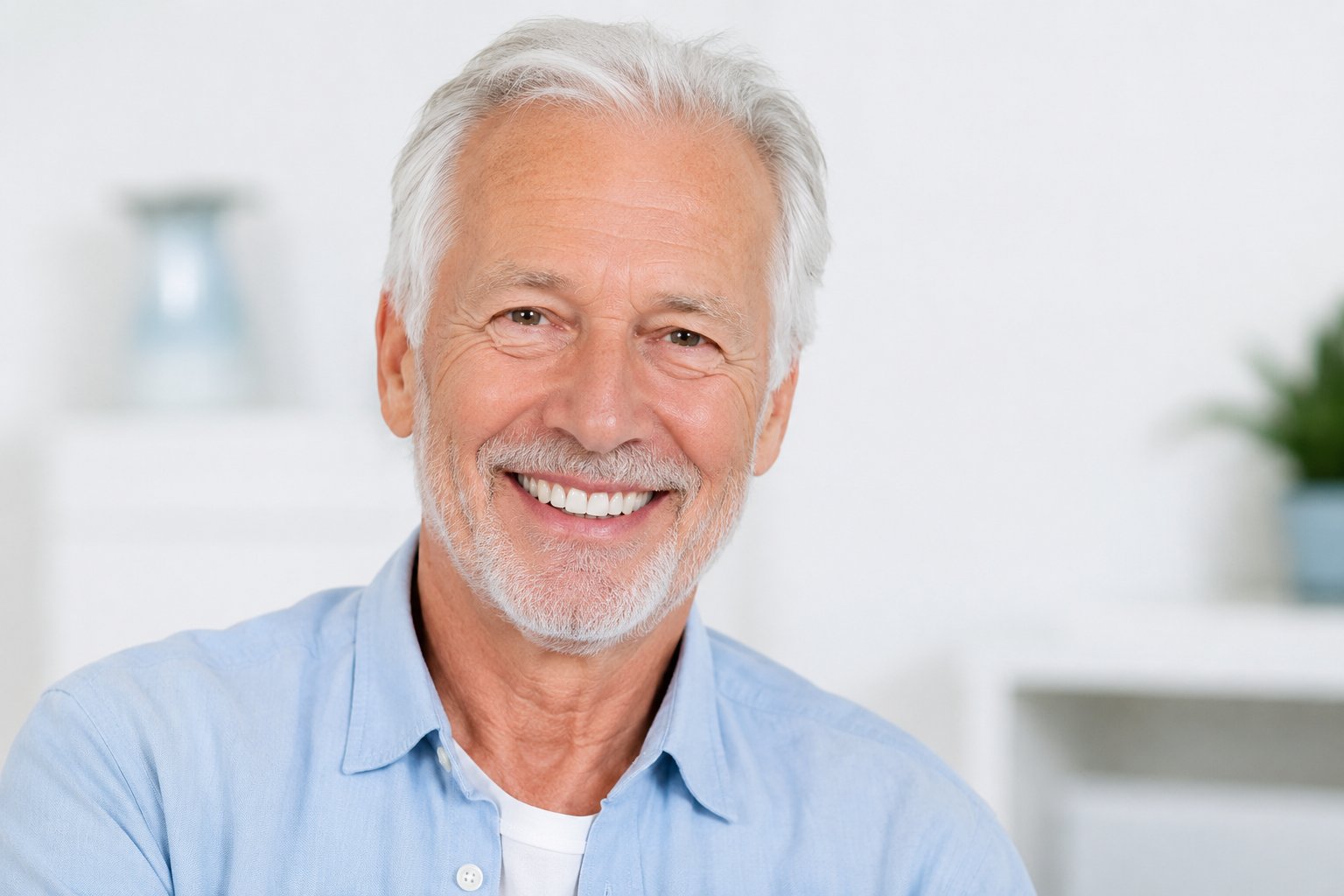 Happy patient after dental extraction at Hialeah Dental Studio
